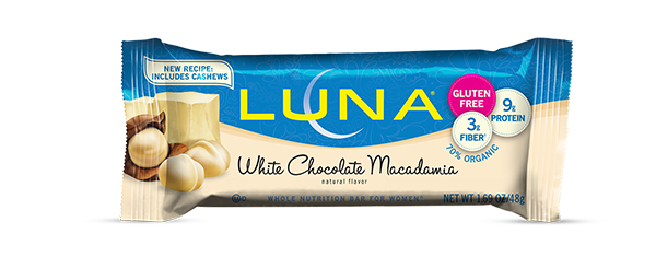 Voluntary Market Withdrawal of 15-Packs and 6-Packs of White Chocolate Macadamia Gluten Free LUNA® Bars 